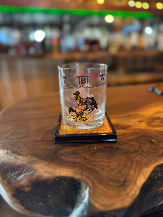 Epoxy Coasters 4-Pack Black Gold