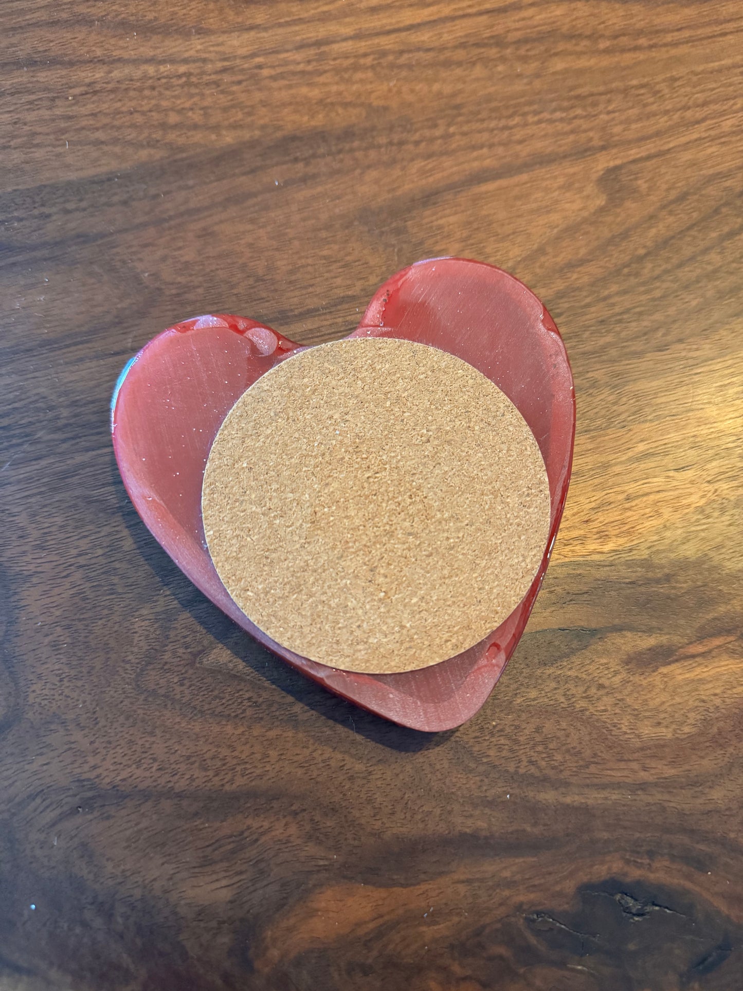 Red Epoxy Coasters 3-Pack