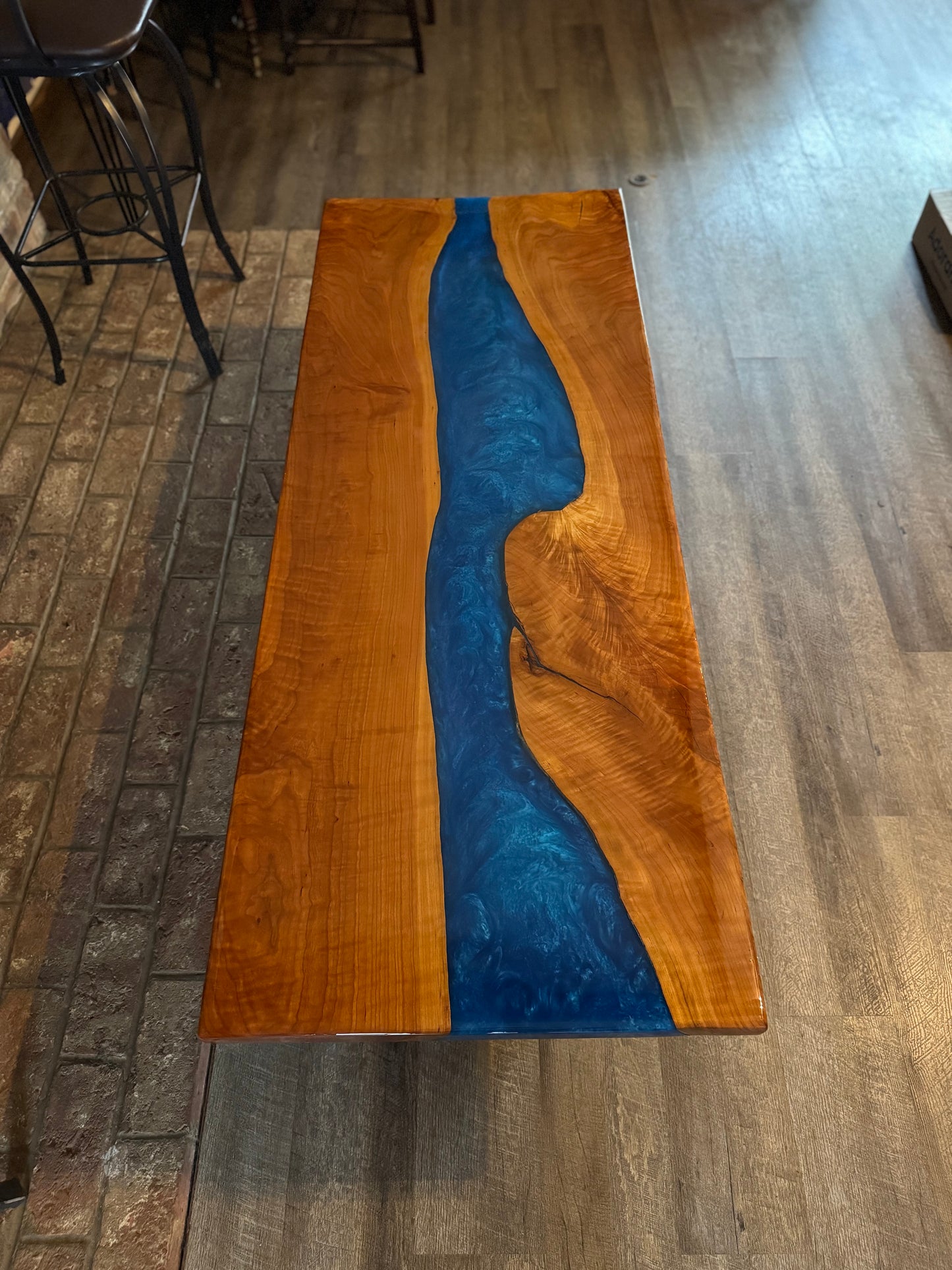 Blue River Epoxy Table