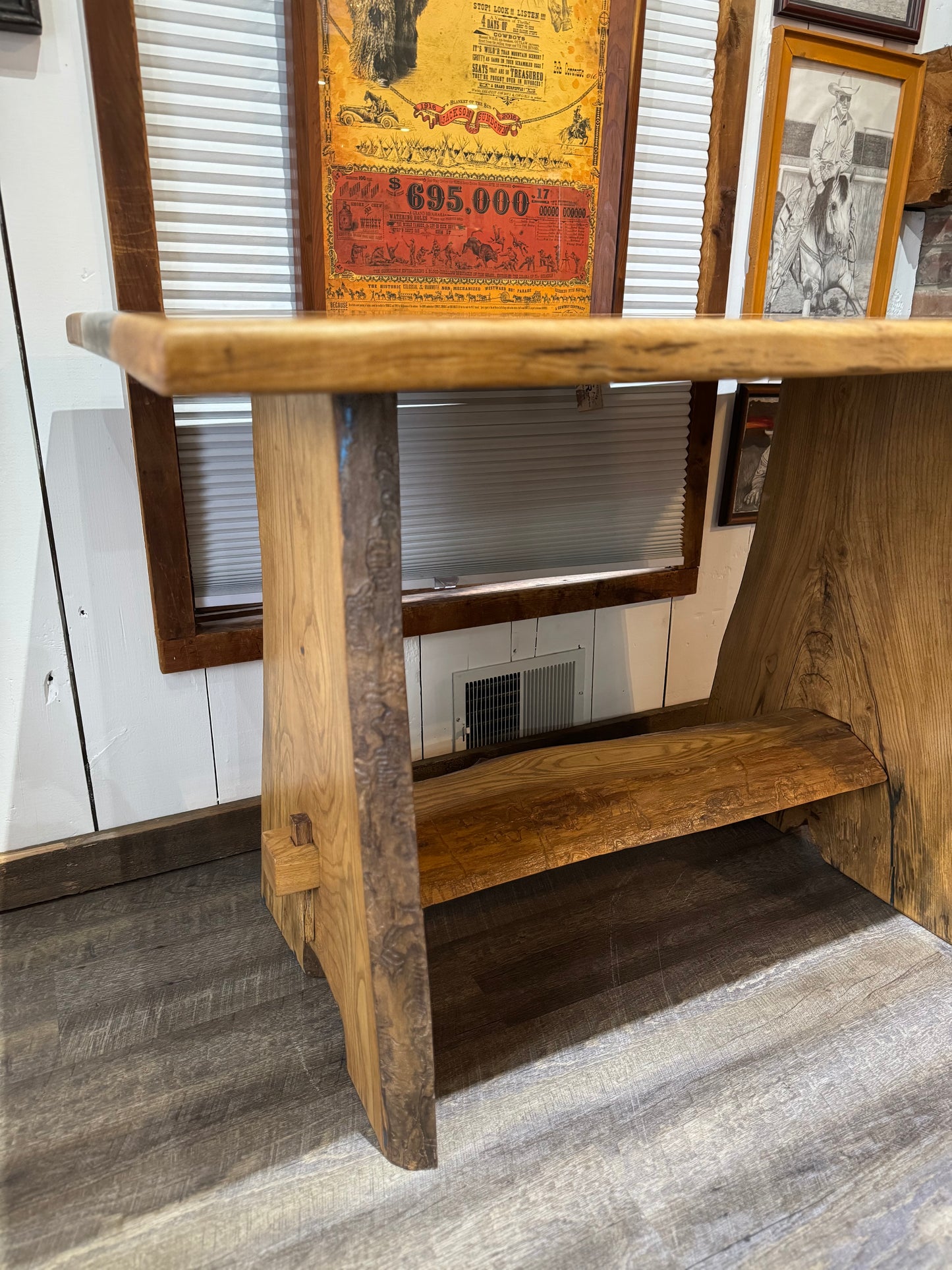 Ash Wood Epoxy Table